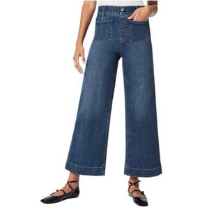 New! SPANX® Cropped Wide-leg Jeans